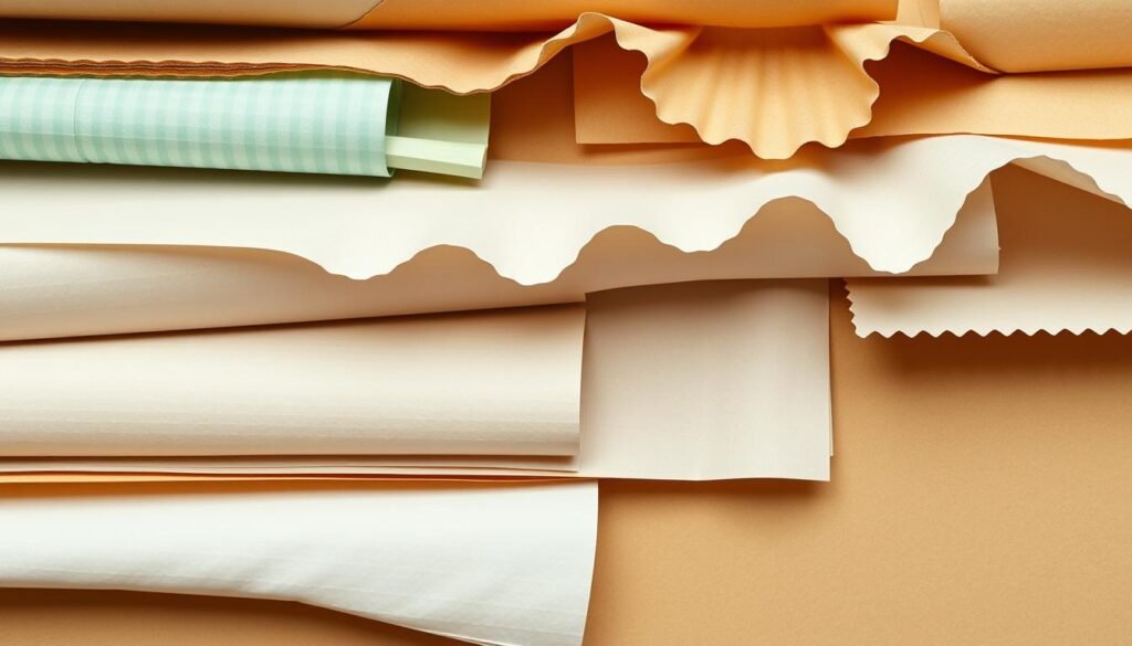 corrugated paper types