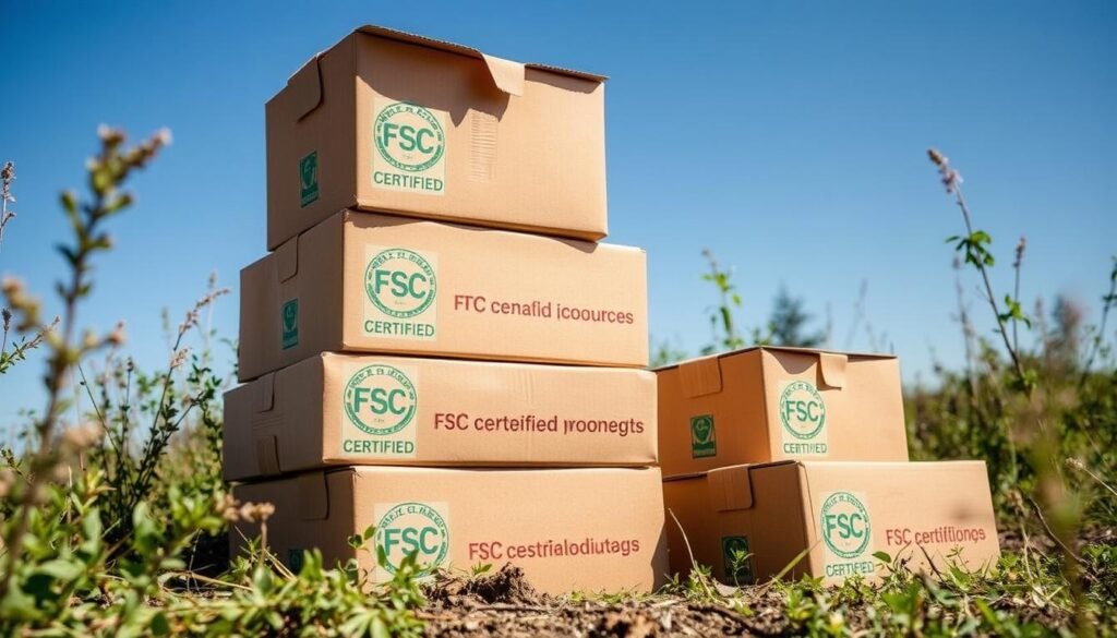 fsc certified cardboard boxes