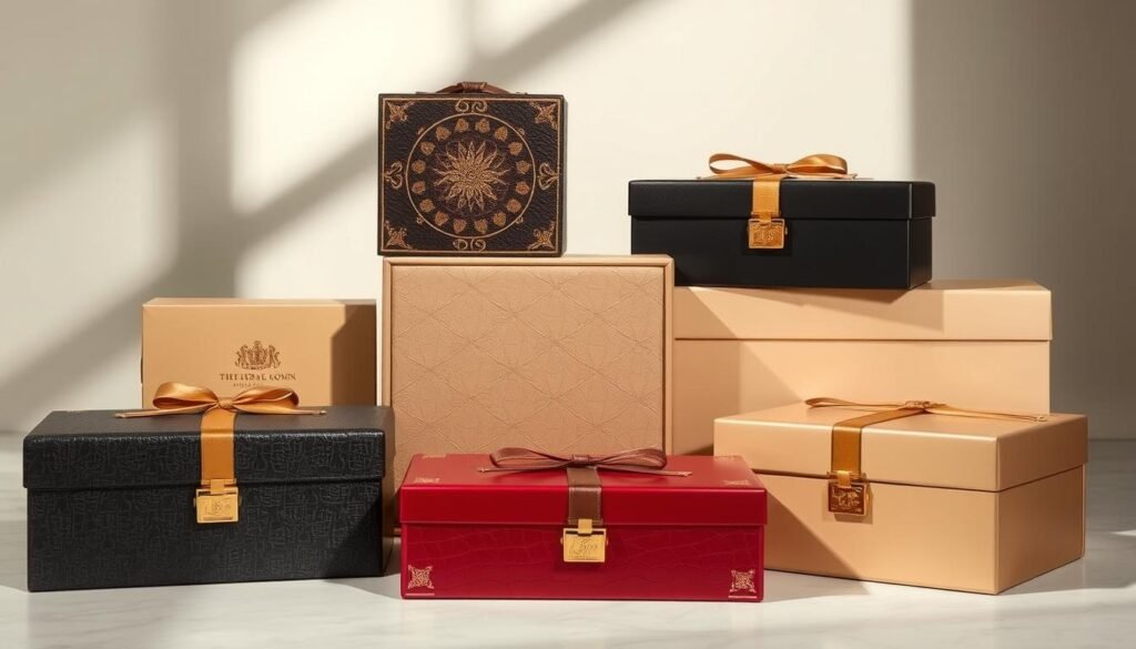 rigid boxes packaging for luxury products